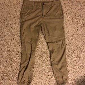 lululemon khaki joggers